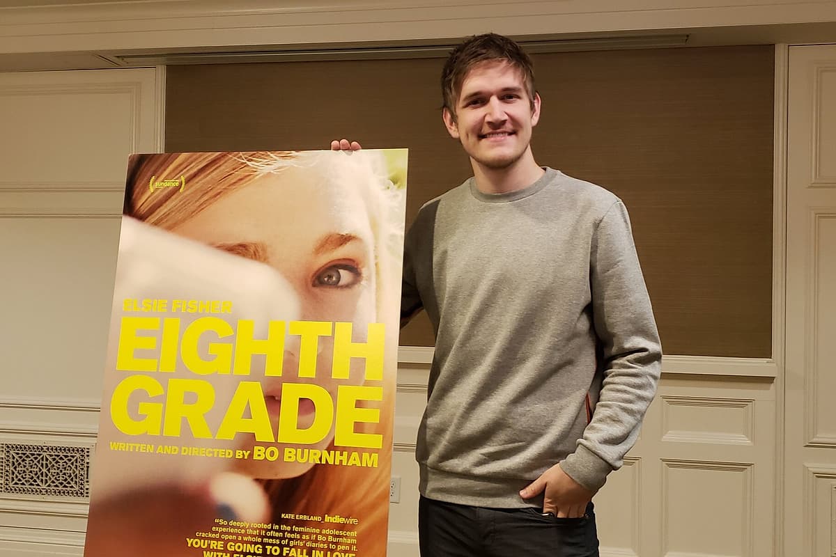 Бо і постер “Eighth Grade”