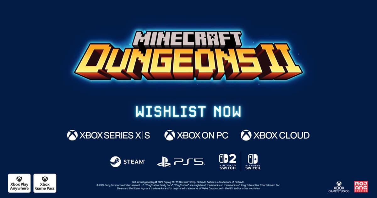 Анонс Minecraft Dungeons II