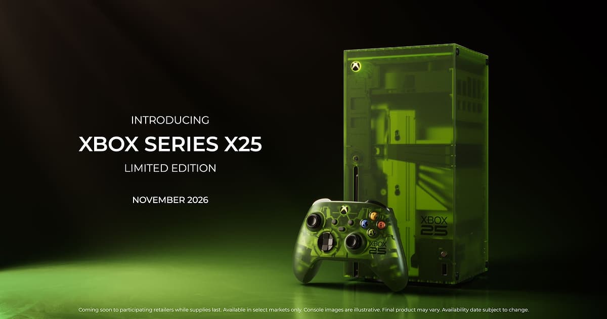 Microsoft показала ювілейну прозору Xbox Series X25 до 25-річчя бренду